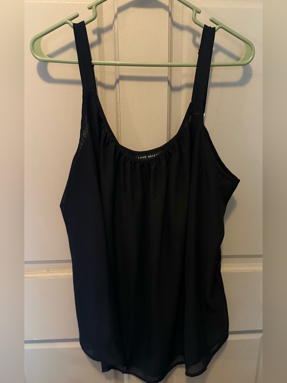 Lane Bryant Black Scoop Neck Camisole